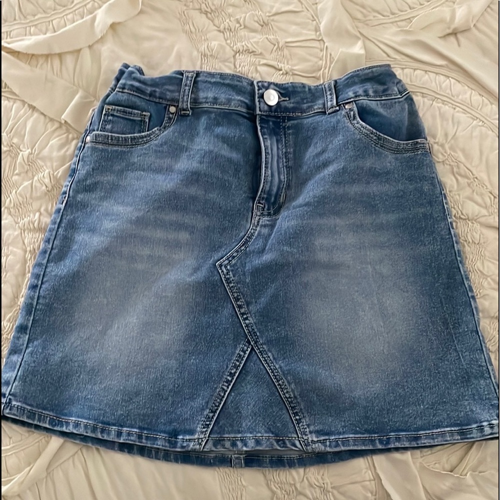 jean skirt